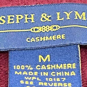 Joseph & Lyman 100%Cashmere Sweater